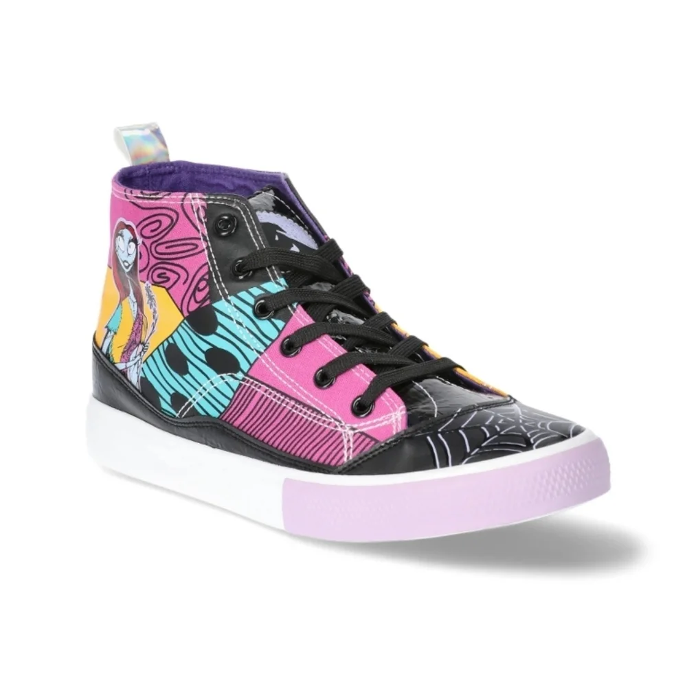 The Nightmare Before Christmas High Top Black Pink Women's Disney Sneakers SZ 9
